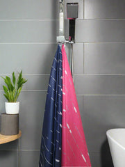 Navy Steel Bath Towel