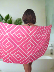 Dark Pink Bath Towel