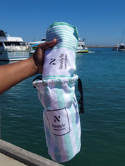 Milos Mint Signature Sand-Free Beach Towel