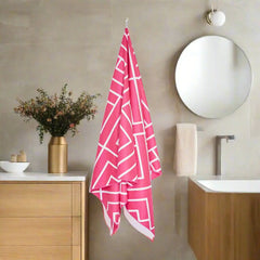 Bundle - Dark Pink Bath Towel Newlyfe