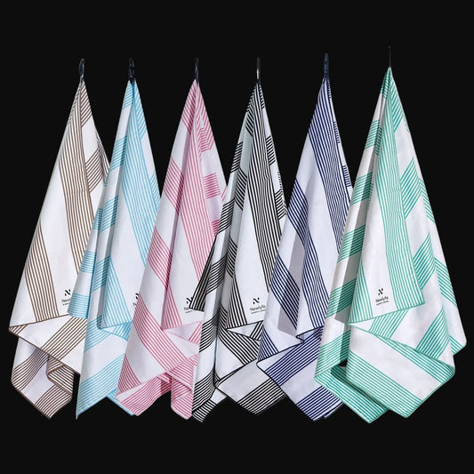 6 Pack Signature Beach Towels Bundle Newlyfe