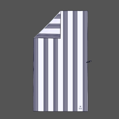 Bundle - Amalfi Navy Signature Sand-Free Beach Towel