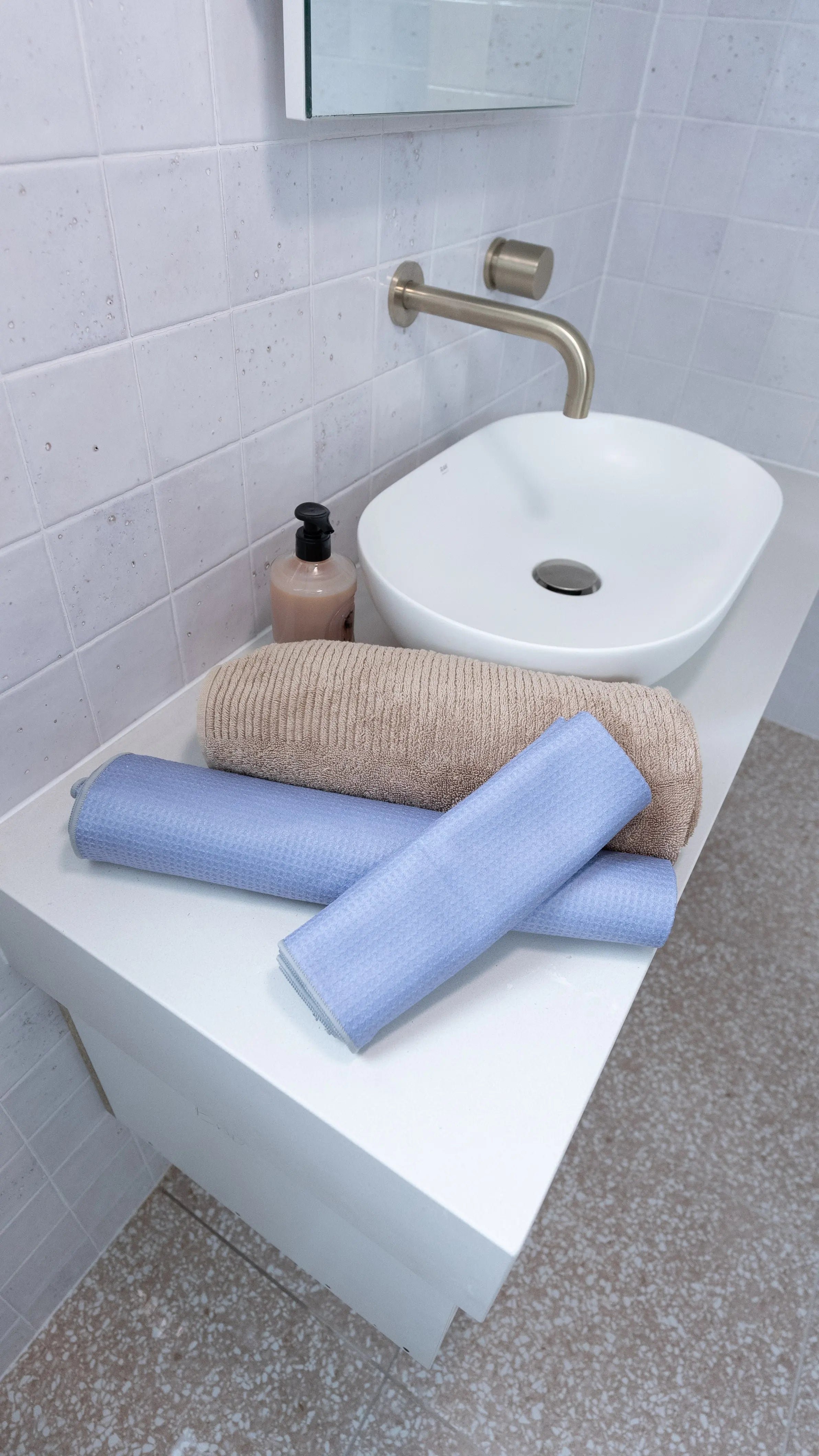 Cool Grey Mini Multi-Purpose Towel Newlyfe