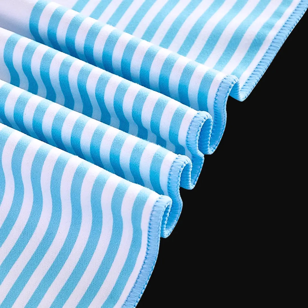 Calvi Sky Blue Signature Sand-Free Beach Towel Newlyfe