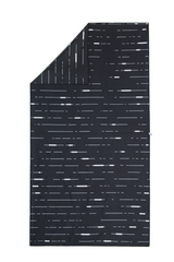 Black Steel Bath Towel