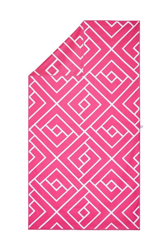 Dark Pink Bath Towel Newlyfe