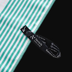 Milos Mint Signature Sand-Free Beach Towel Newlyfe