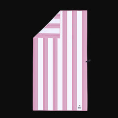 Sanur Pink Signature Sand-Free Beach Towel Newlyfe