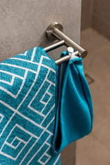 Teal Hair Towel Wrap
