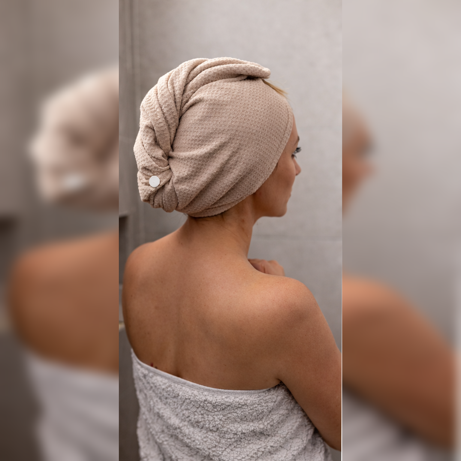 Sandstone Hair Towel Wrap Newlyfe