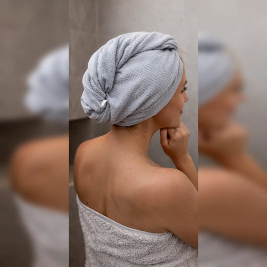 Grey Hair Towel Wrap Newlyfe