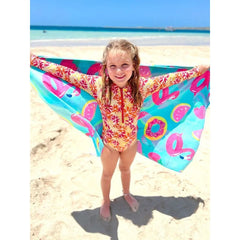NEWLYFE SAND FREE MICROFIBER BEACH TOWEL FOR KIDS