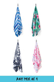 4 Pack Beach Towels