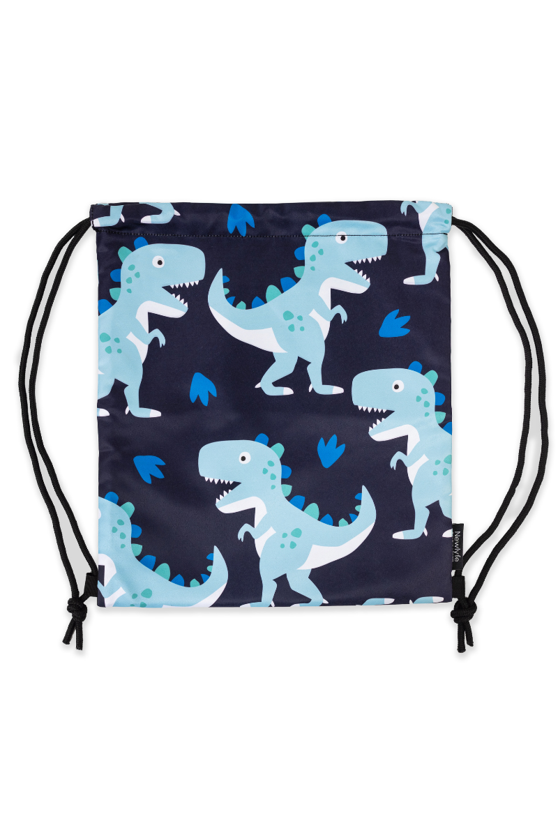 Dino Drawstring Swim Bag